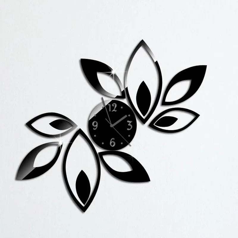 Modern 3D Wall Clock Decor