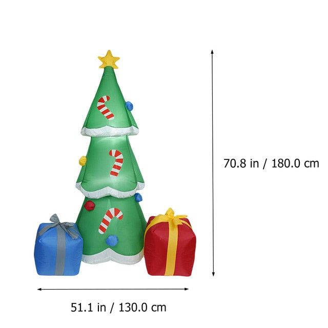 Large Inflatable LED Christmas Tree Decoration