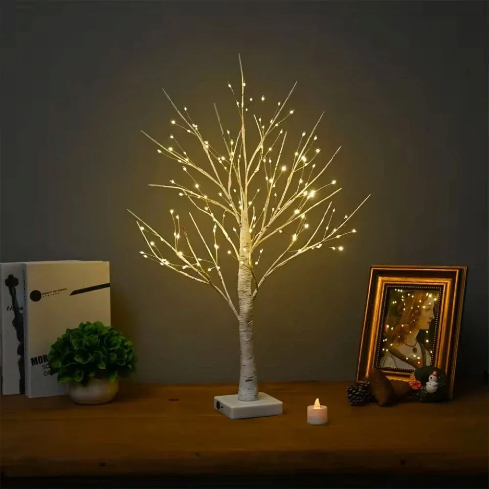 Natural Wood Table Lamp