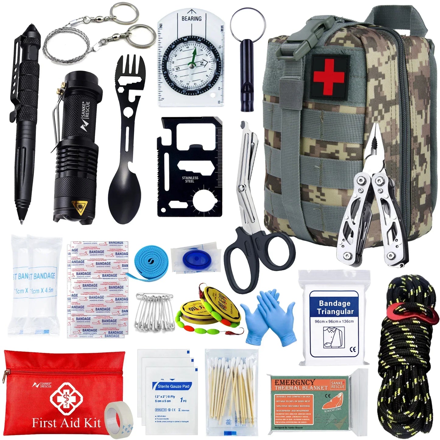 Emergency First Aid Survival Kit