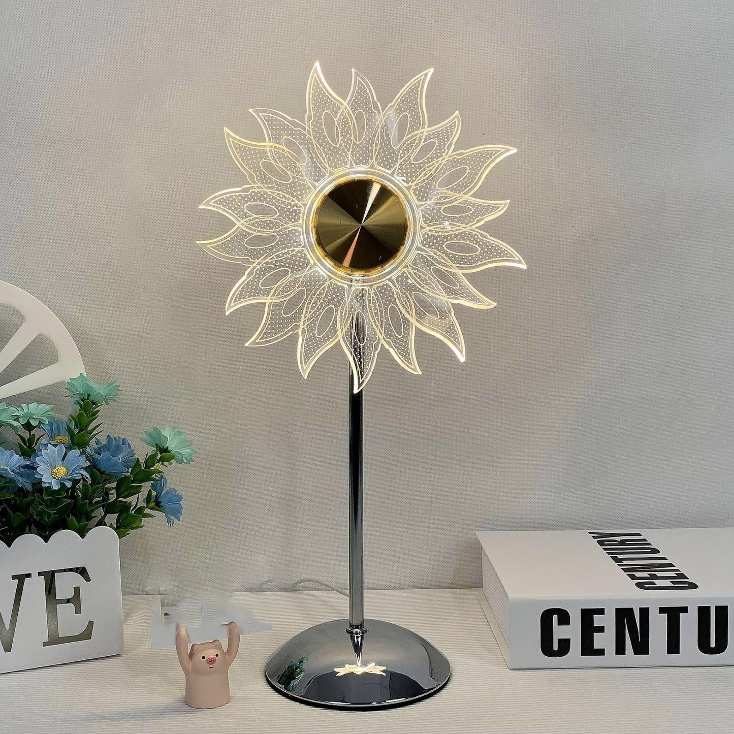 Colorful Rainbow Desk Table Lamp