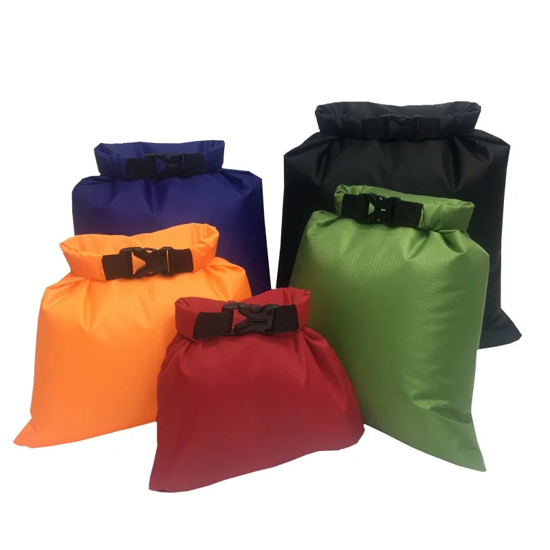 Waterproof Dry Bag Set, 5 Piece, Beach and Outdoor Storage