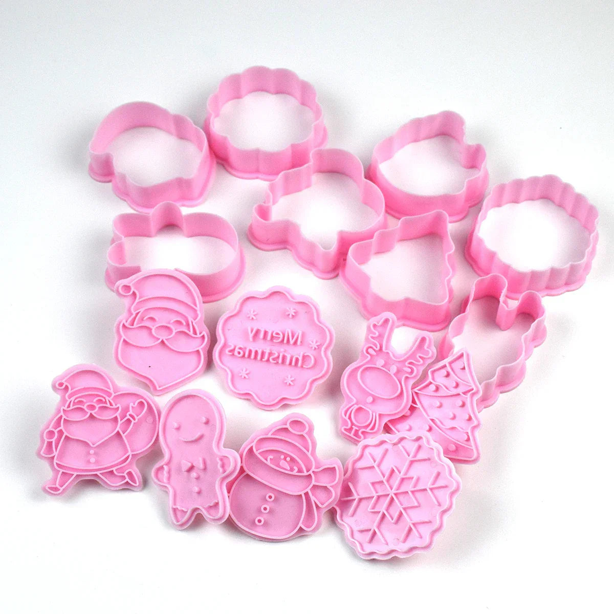 Christmas Set of 8 Fun Cookie Cutters