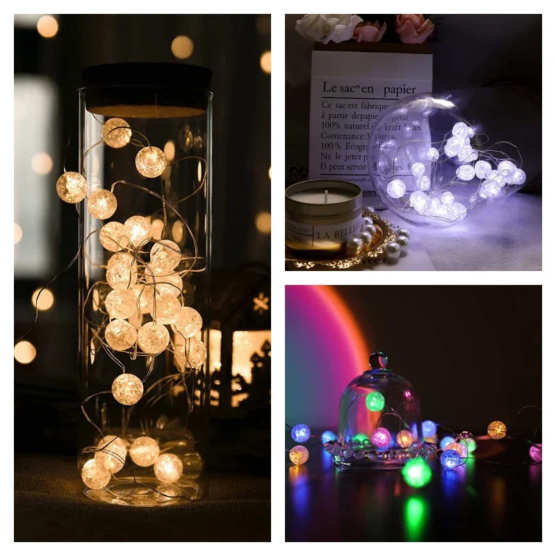 Soft Glow LED Fairy Lights Battery Powered 3 Modes