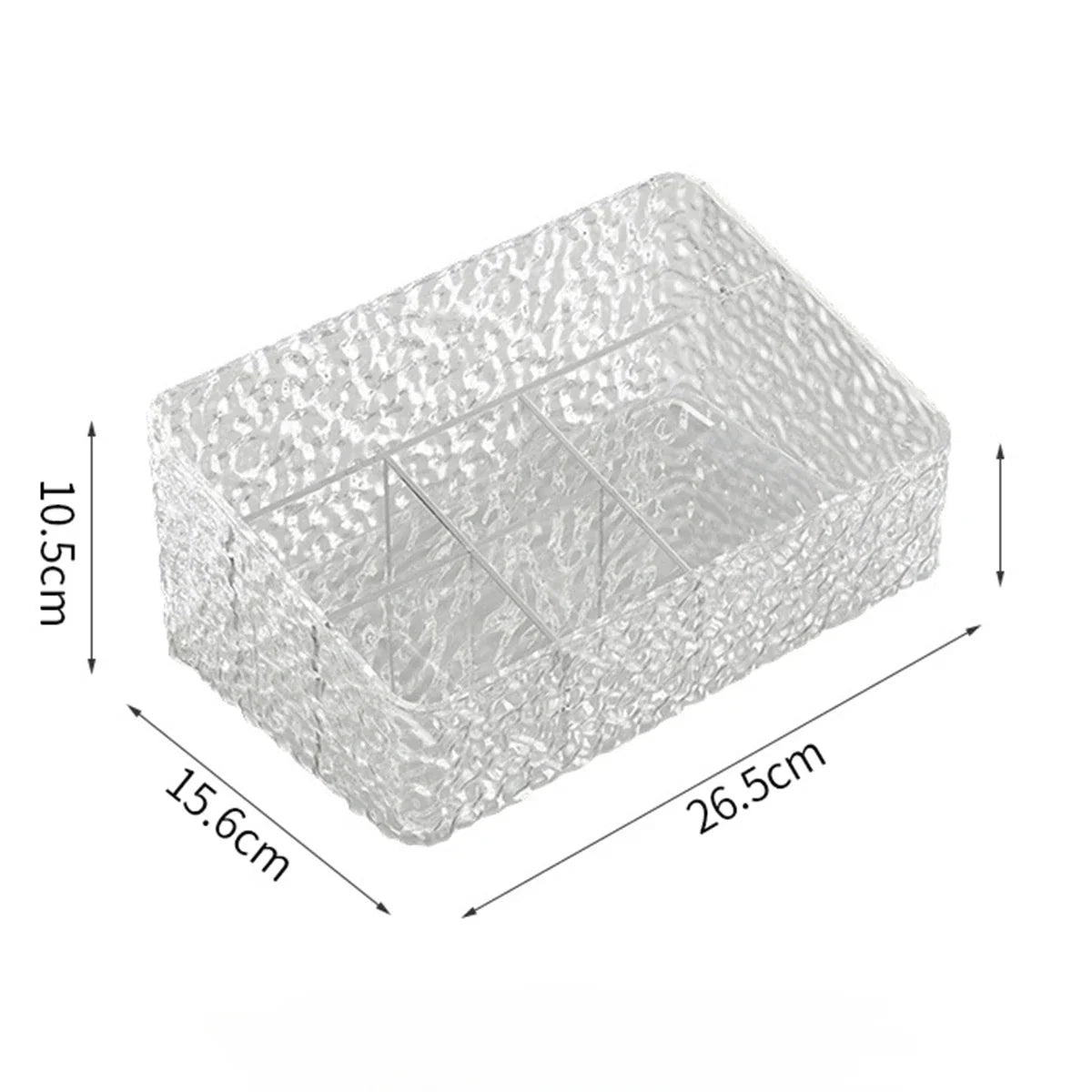Spacious Makeup Storage Case Water Wave Pattern