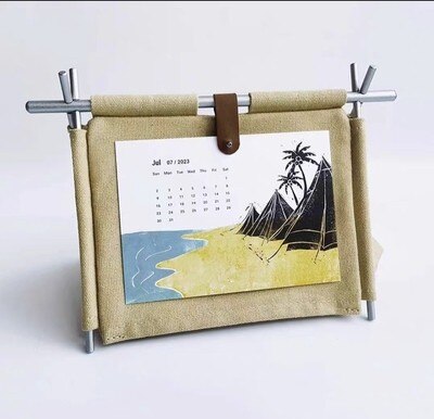 Compact Outdoor Adventure Desk Calendar