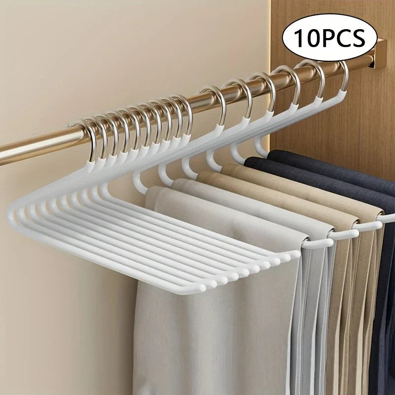 Sturdy Metal Open Pant Hangers with Rust Proof Coating