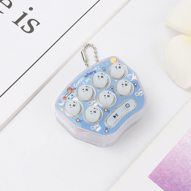 Fun Mini Whack a Mole Keychain Game