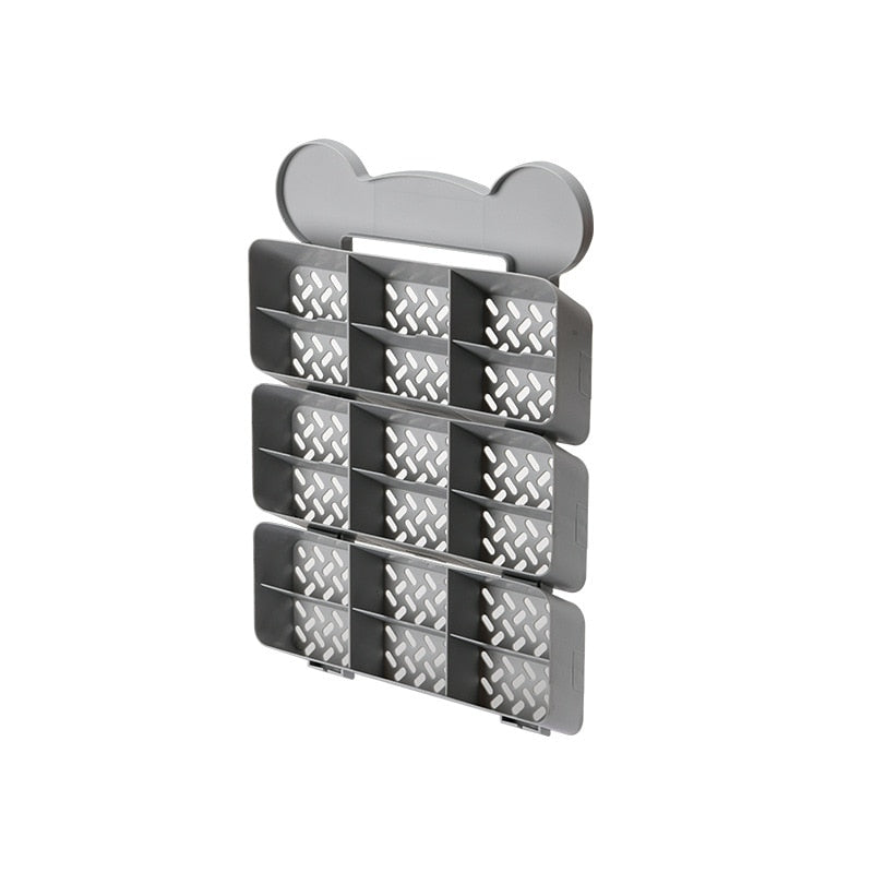 Sticky Foldable Fabric Storage Wall Shelf