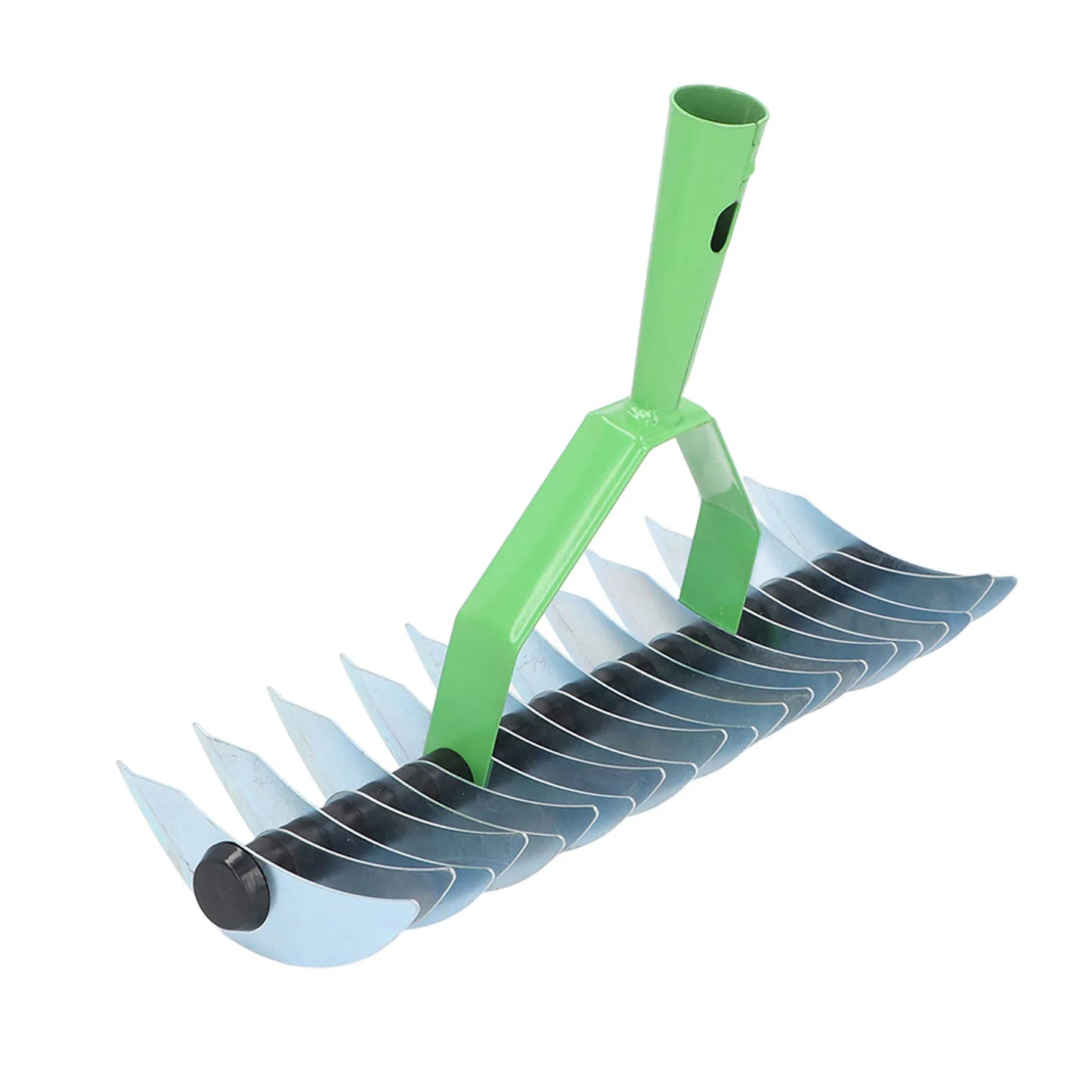 Garden Rake Head Stainless Steel Curved Tines Lawn Aerator