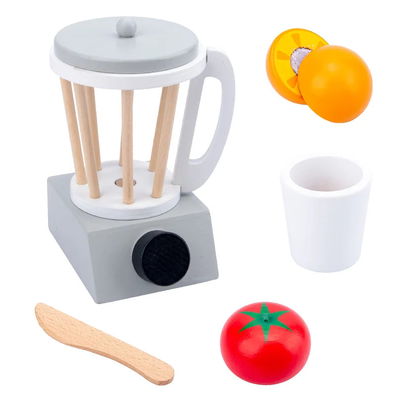 Deluxe Wooden Play Kitchen Set