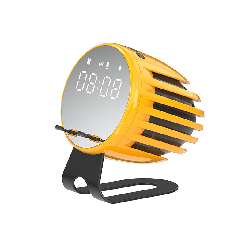 Classic Wooden Bluetooth Speaker Alarm Clock