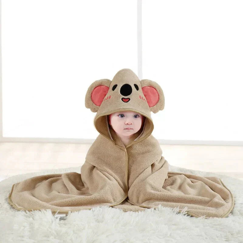 Adorable Baby Animal Hooded Bath Towel