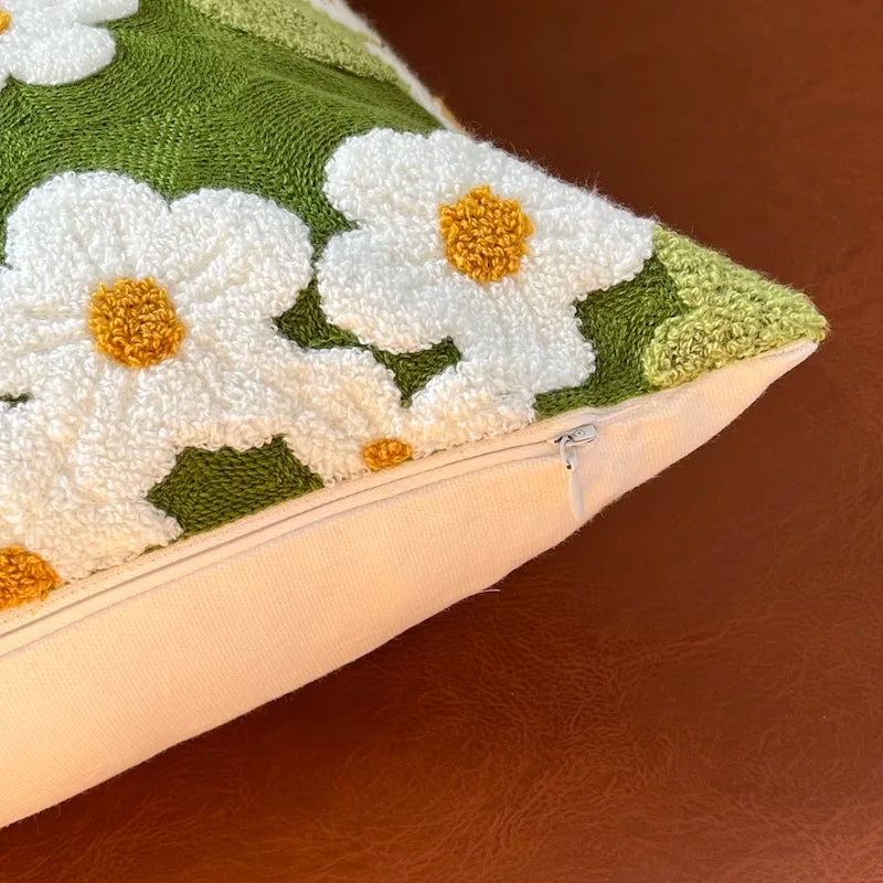 Colorful Floral Sewing Pillow Cover