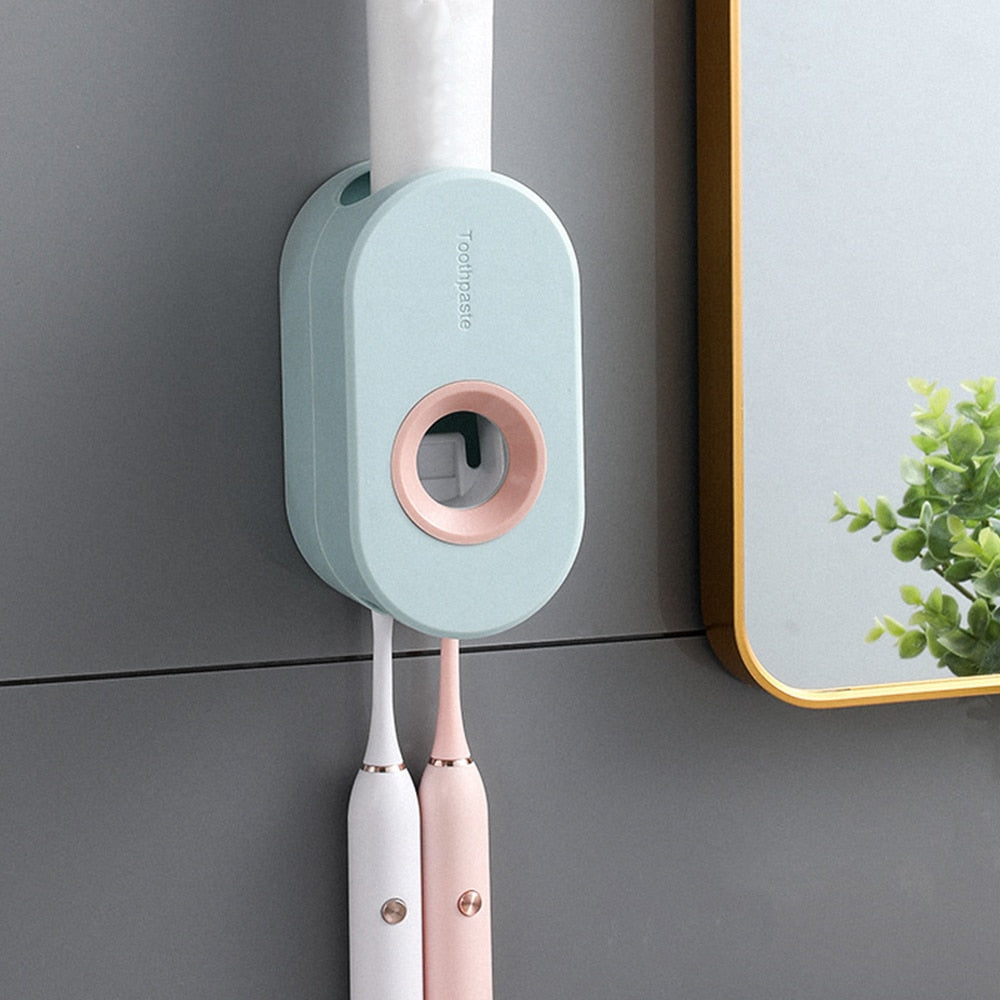 Stylish Bathroom Toothpaste Dispenser Mount