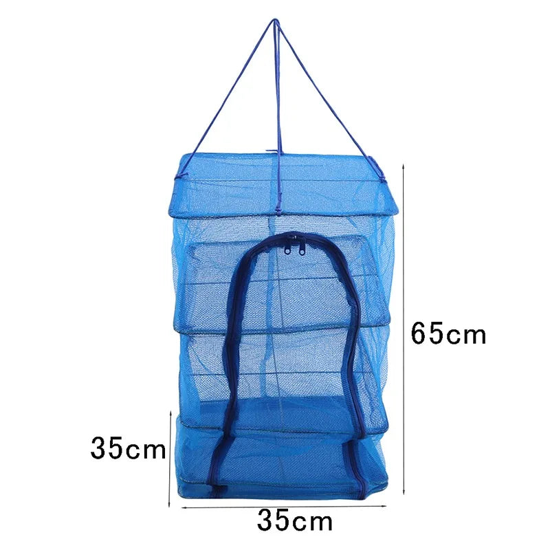 Foldable 3 Tier Vegetable Dryer Net Basket