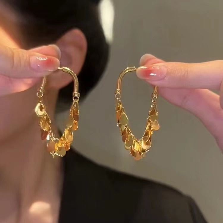 Chic Drop Long Dangle Earrings