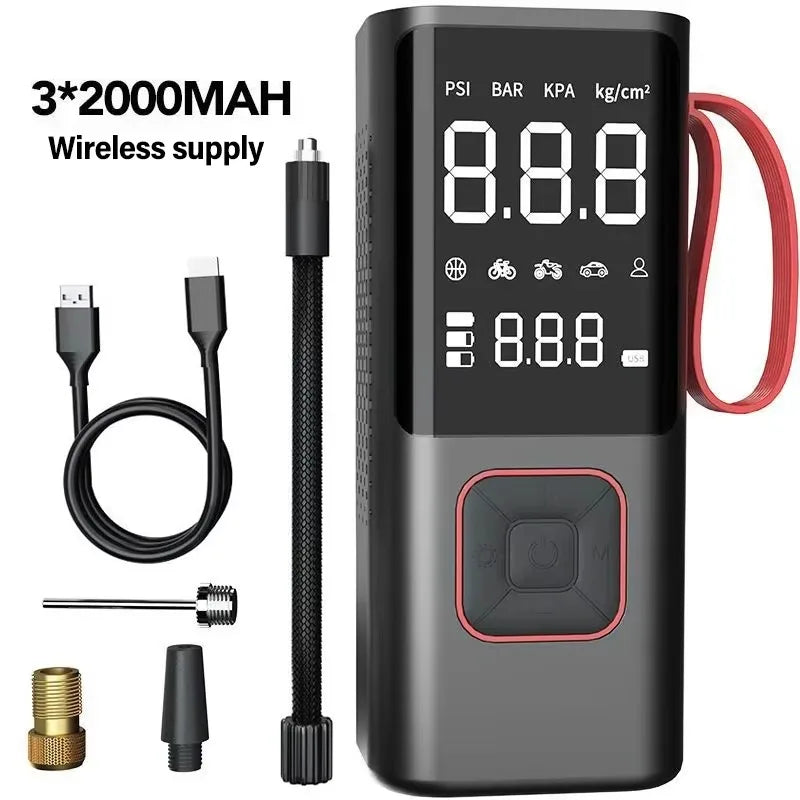 Portable Air Compressor Pump 150PSI with LED Light