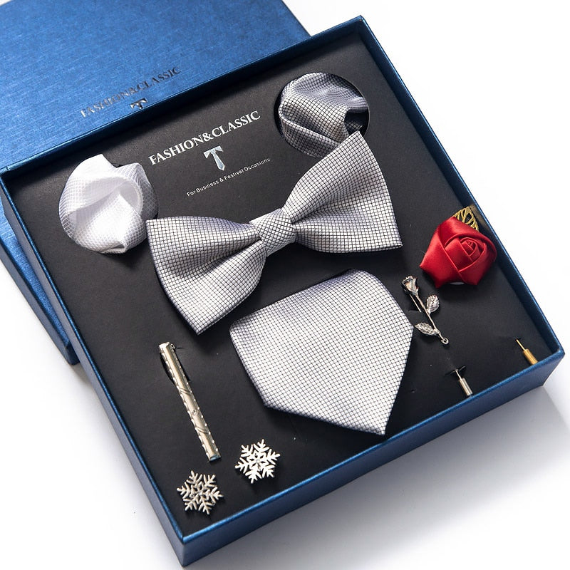 Premium Men's Tie Set in Elegant Gift Box