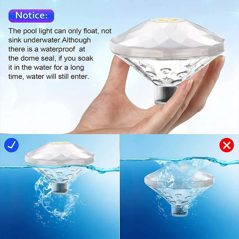 Colorful Waterproof LED Pool Lamp with RGB Lights