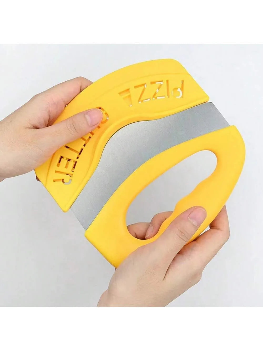 Easy Grip Stainless Steel Pizza Cutter Knife