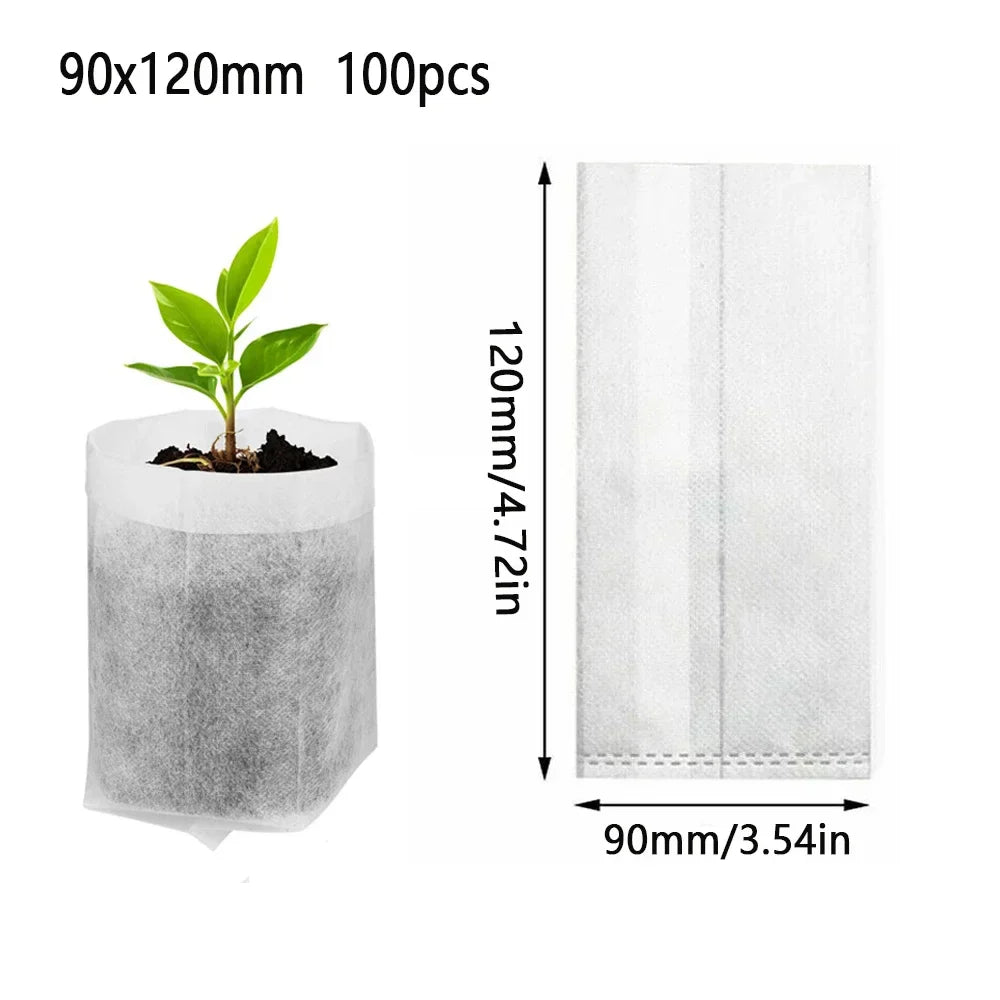 Eco Friendly Compostable Plant Bags Set of 25-100