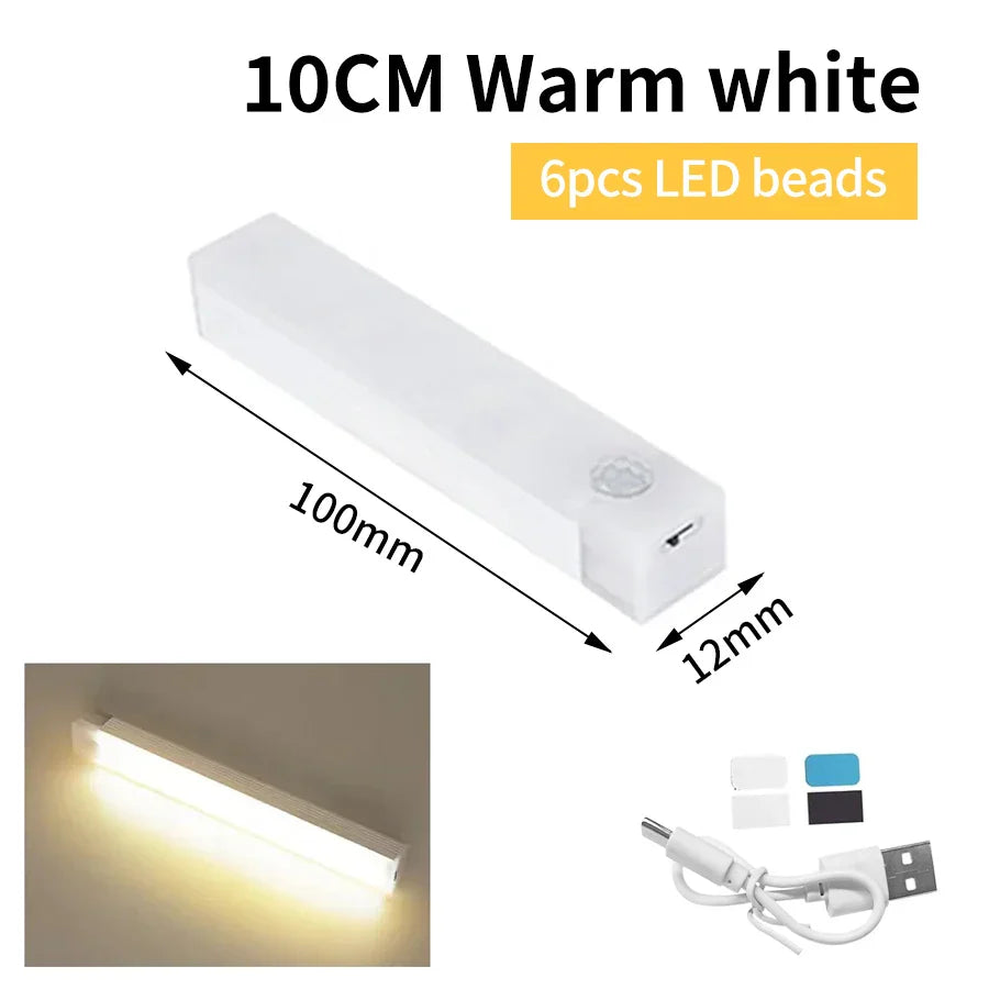 Motion Activated LED Night Light with Magnetic Base
