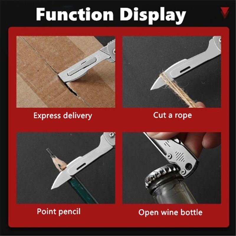 Durable Outdoor Folding Pocket Knife Set