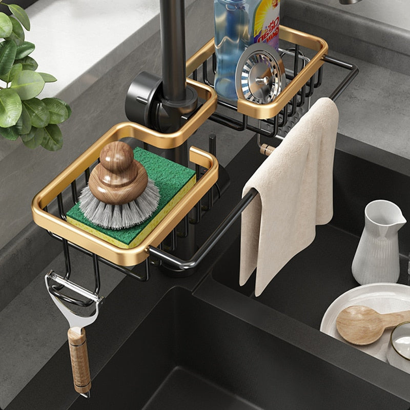Space Saving Sink Storage Rack Organizer