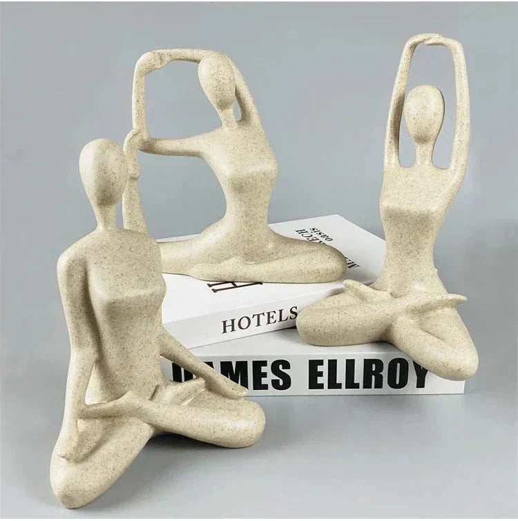 Serenity Female Yoga Figure - Elegant Home Decor Statue