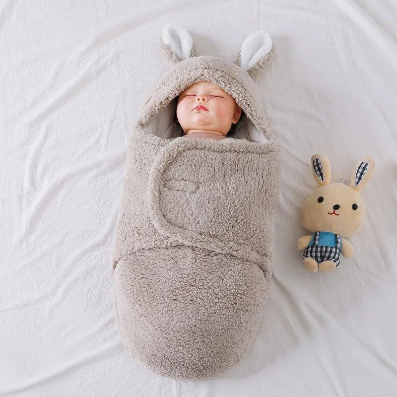 Cute Bunny Baby Sleep Sack Swaddle Wrap