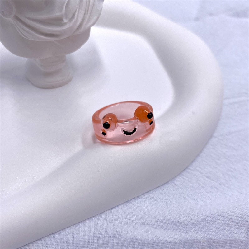 Fun Green Frog Children's Ring