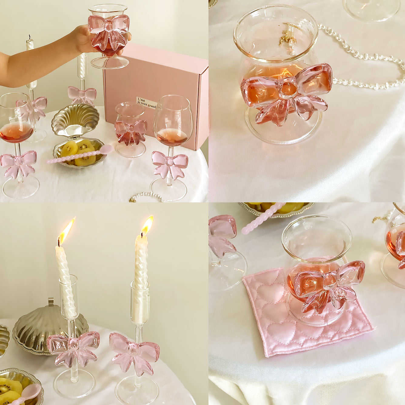Elegant Crystal Tea Light Holder