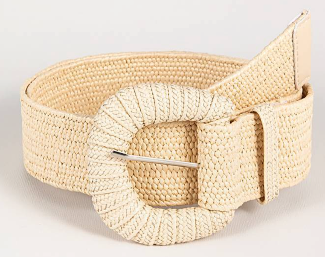 Casual Summer Braided Waist Belt for Women