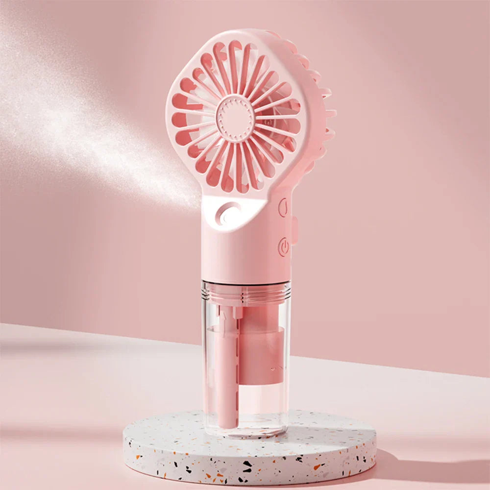Compact Personal Misting Fan with Humidifier