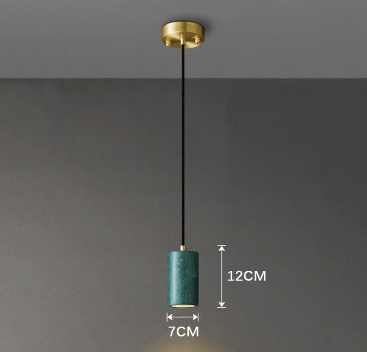 Simple Marble Drop Ceiling Light