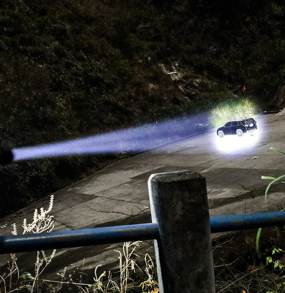Compact Rechargeable LED Torch with Clip