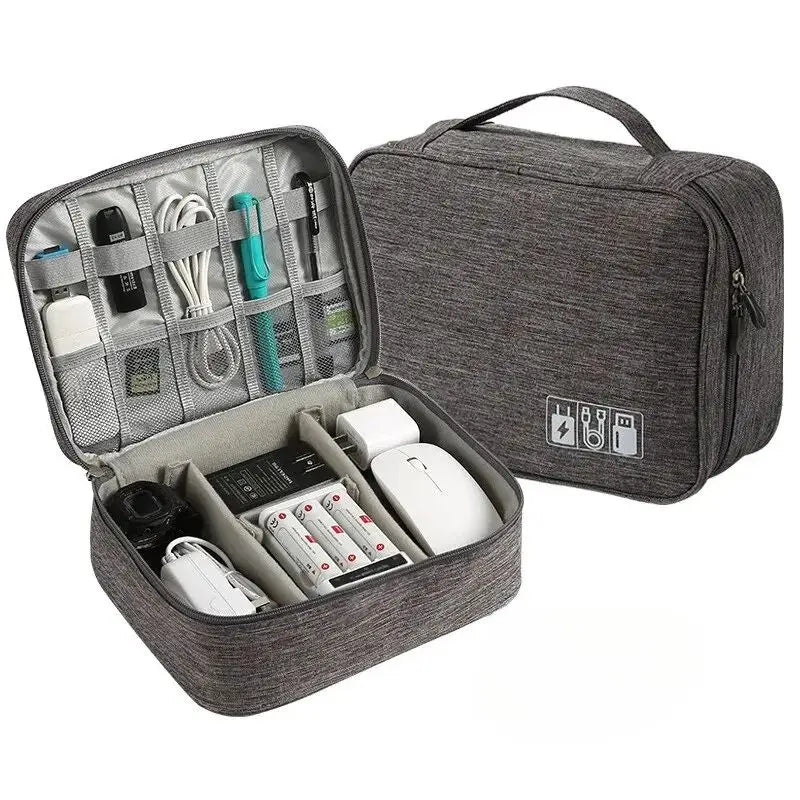 Premium Travel Cable Organizer Bag Waterproof Storage