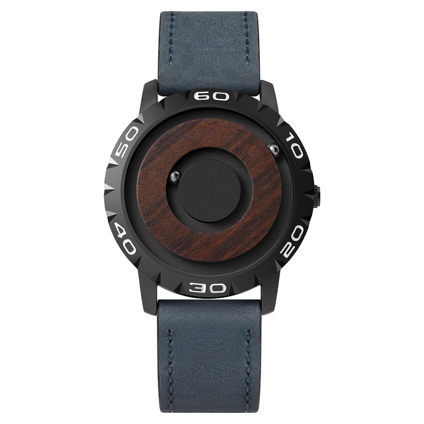Sleek Magnetic Leather Watch for Men