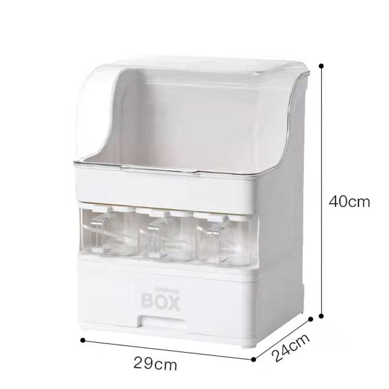 Space Saving Double Tier Spice Storage Rack