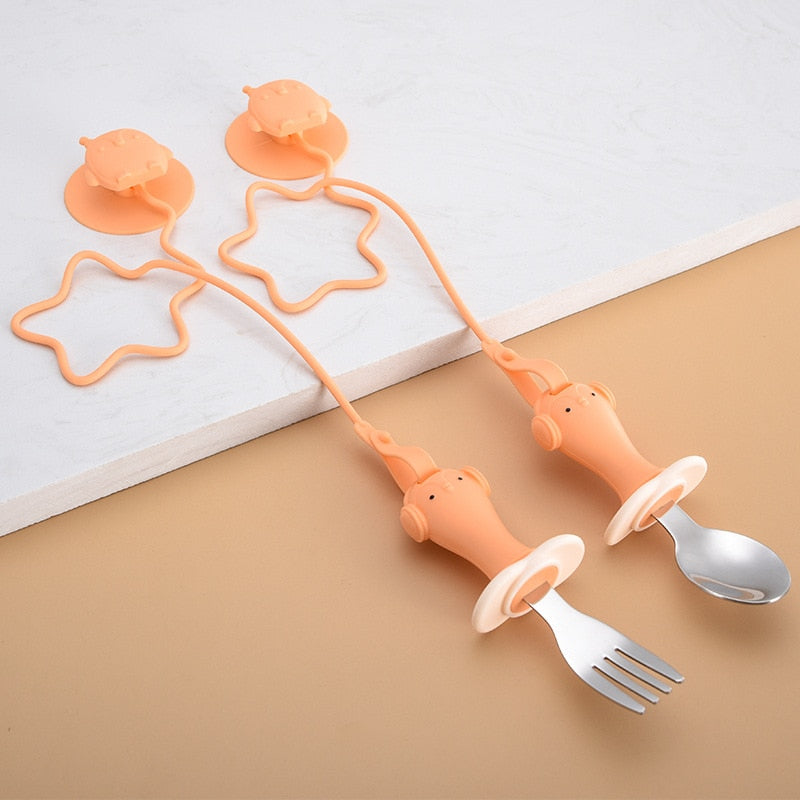 Befez | Baby Safe Feeding Spoon Fork Set