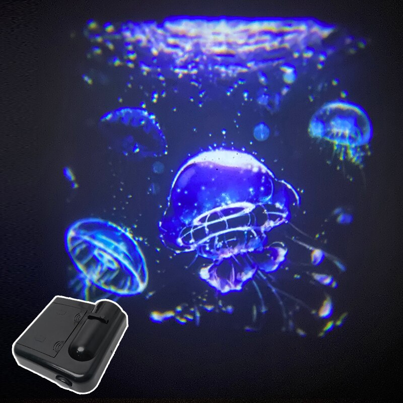 Colorful LED Night Light Projector