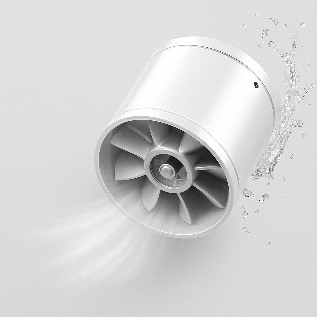 Quiet High-Speed Exhaust Fan for Kitchen and Bathroom