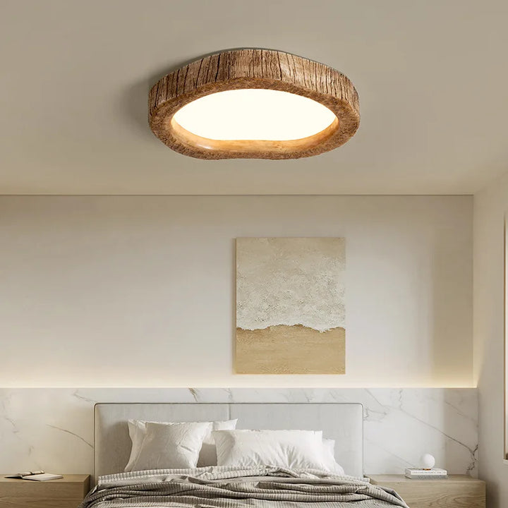 Rustic Wooden Style LED Ceiling Light