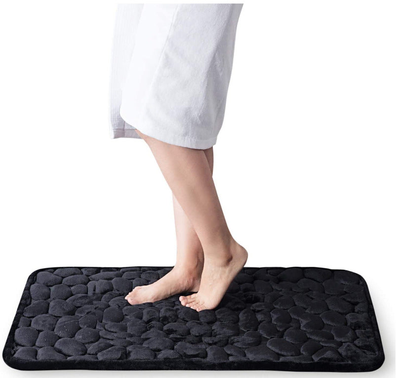 Plush Bathroom Mat with Fast Dry Technology