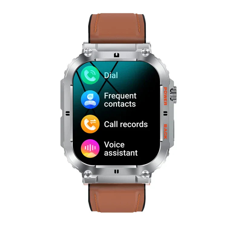 Tough Waterproof Smart Watch with Rugged Military Design