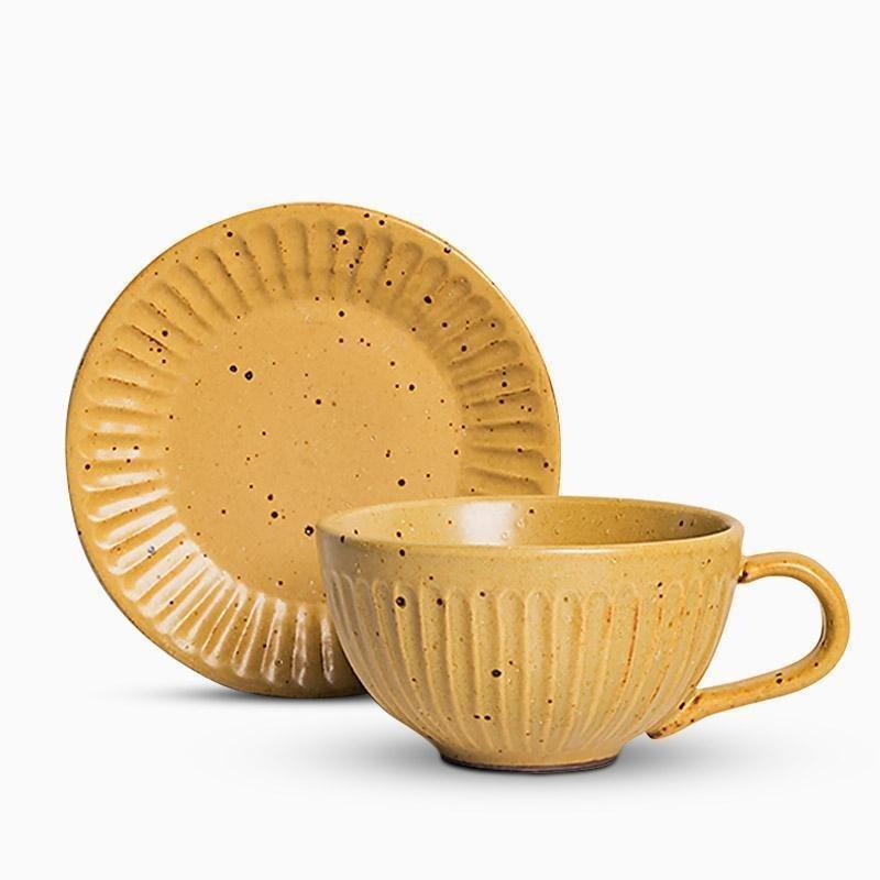 Ceramic Soup Bowls Set with Spoons