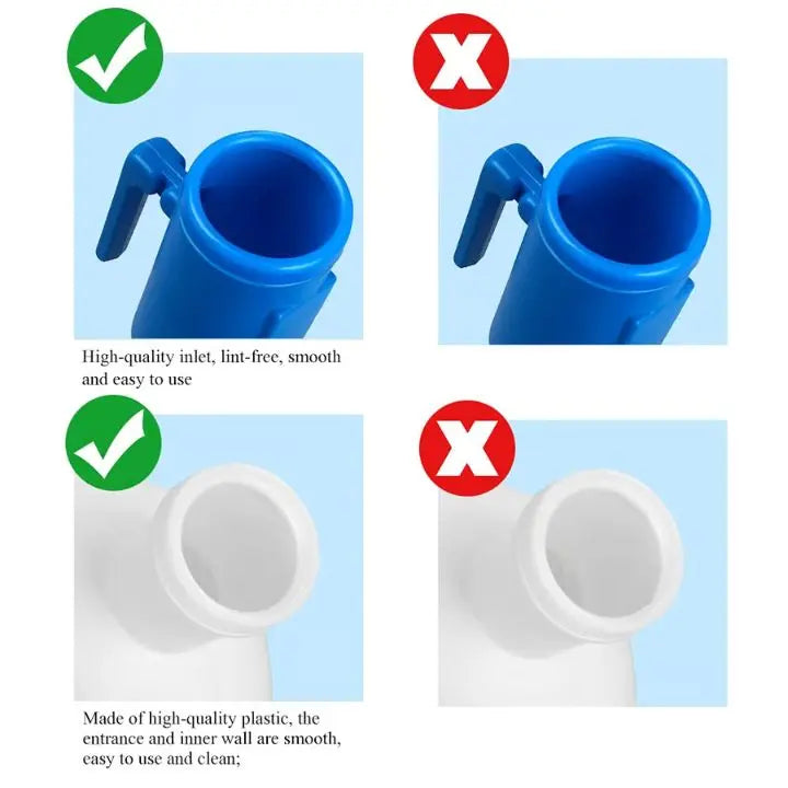 Compact Travel Urinal for Men - Leak Proof & Reusable