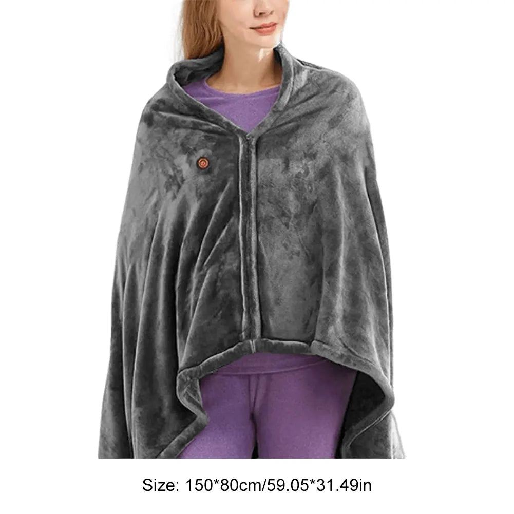 Cozy Electric Fleece Blanket with 3 Heat Settings