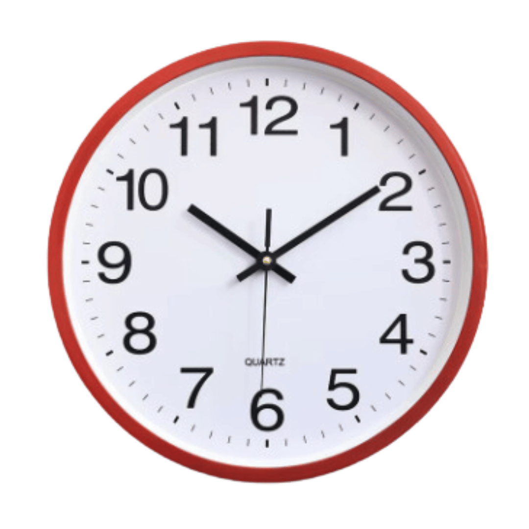 Accurate Digital Atomic Clock - Sleek Black Modern Style